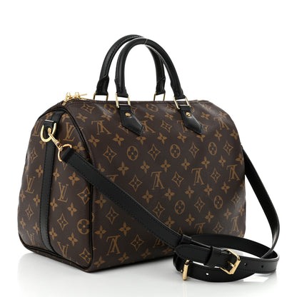 Louis Vuitton Monogram My World Tour Speedy Bandouliere 30 Black 3 of 10