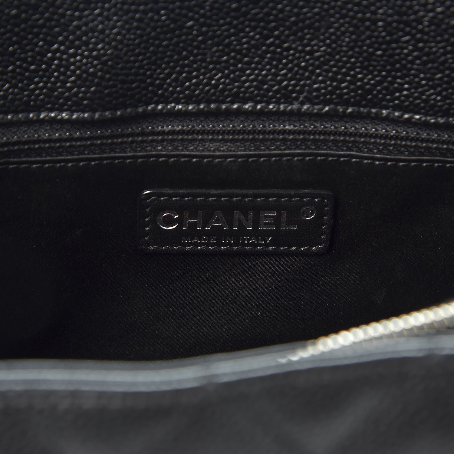 Chanel Caviar Quilted Grand Shopping Tote GST Black 9 of 9