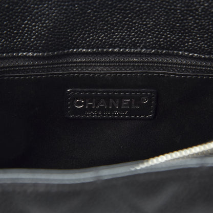 Chanel Caviar Quilted Grand Shopping Tote GST Black 9 of 9