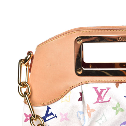 Louis Vuitton Monogram Multicolor Judy PM White 10 of 10
