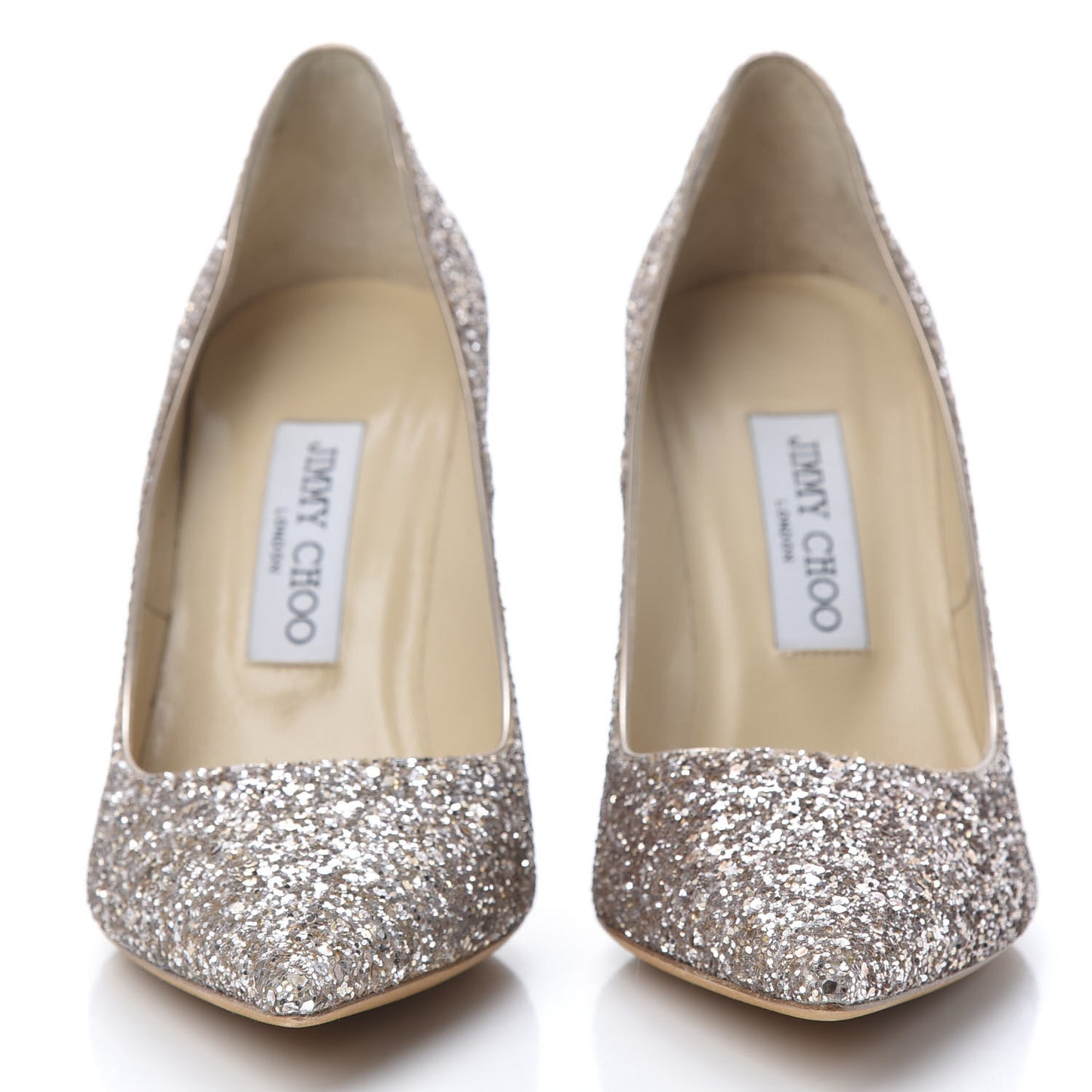 Coarse Glitter Abel 100 Pumps 37.5 Nude