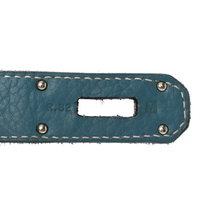 Hermes Taurillon Clemence Jypsiere 34 Blue Jean 6 of 13