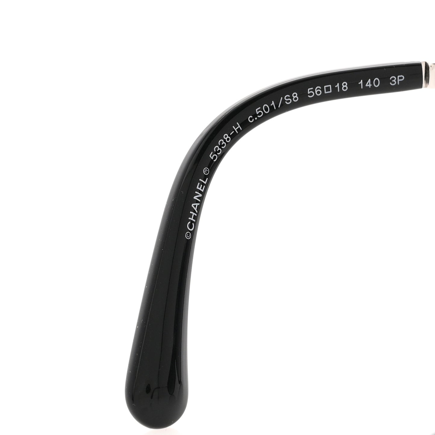 Acetate Pearl Polarized Winter Butterfly Sunglasses 5338-H Black