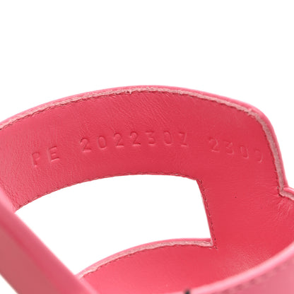 Hermes Box Calfskin Oran Sandals 41 Rose Petale 8 of 8