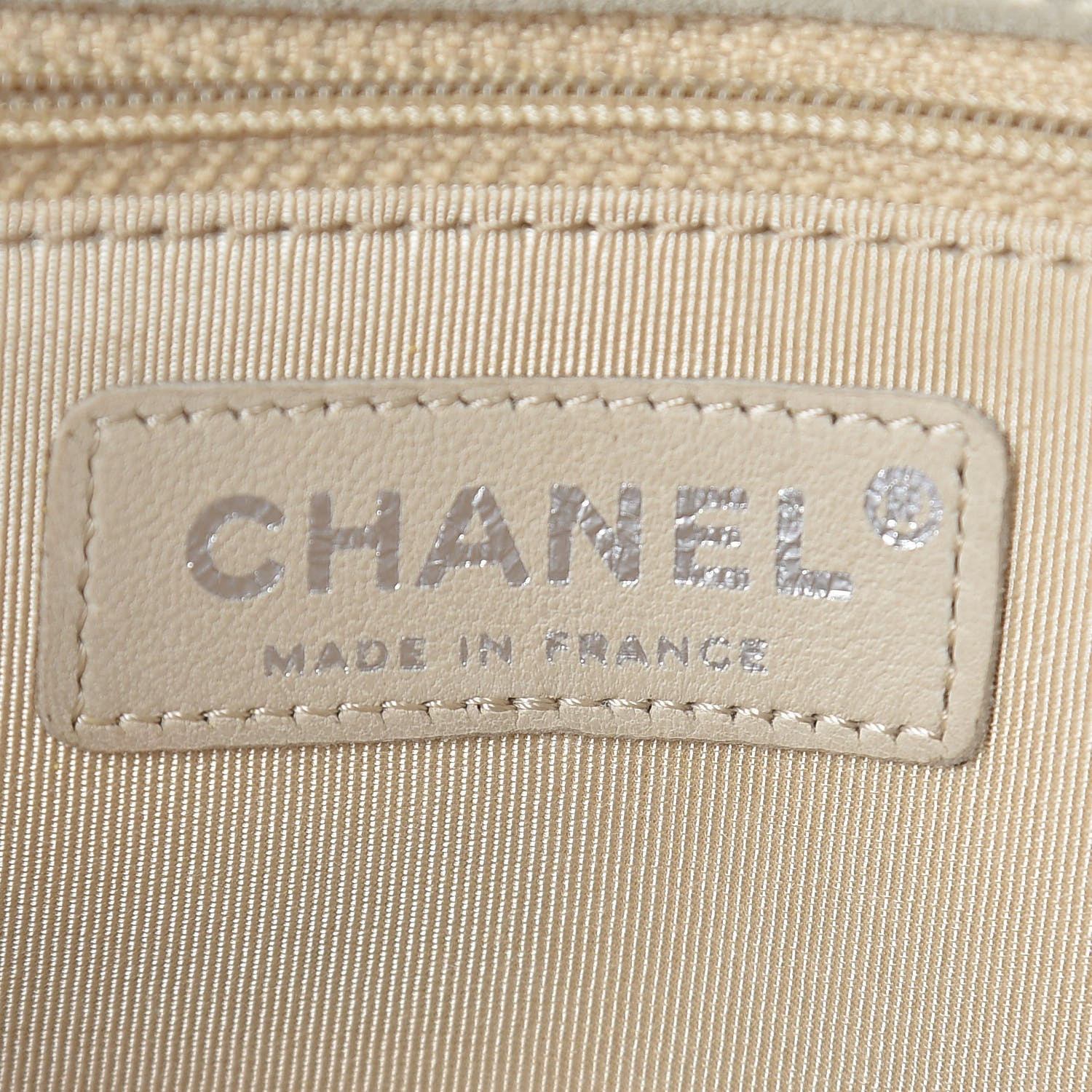 Chanel Suede Chocolate Bar Whipstitch Mademoiselle Flap Grey 9 of 11