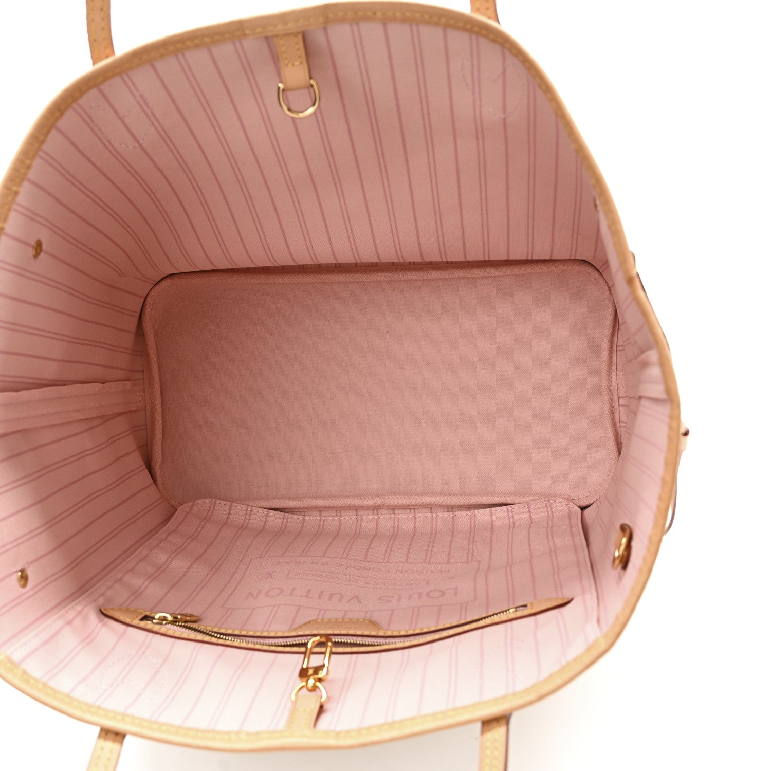 Louis Vuitton Damier Azur Neo Neverfull MM Rose Ballerine 6 of 10