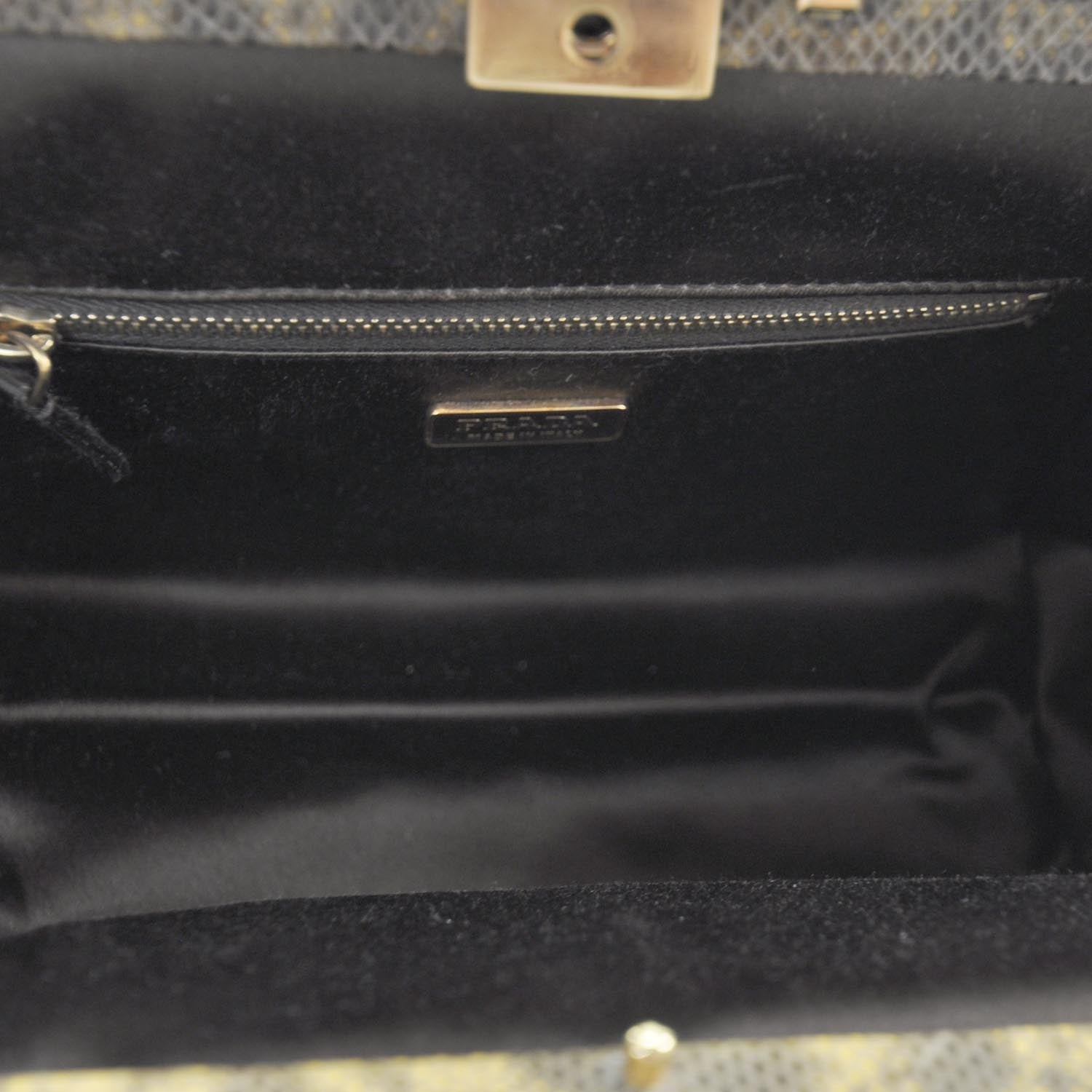 Prada Karung Lock Frame Bag Sole 6 of 11