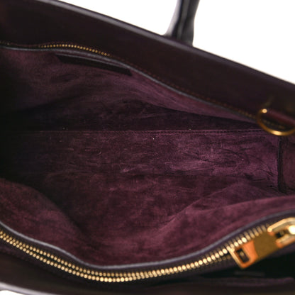 Saint Laurent Calfskin Small Sac De Jour Amarena 5 of 8
