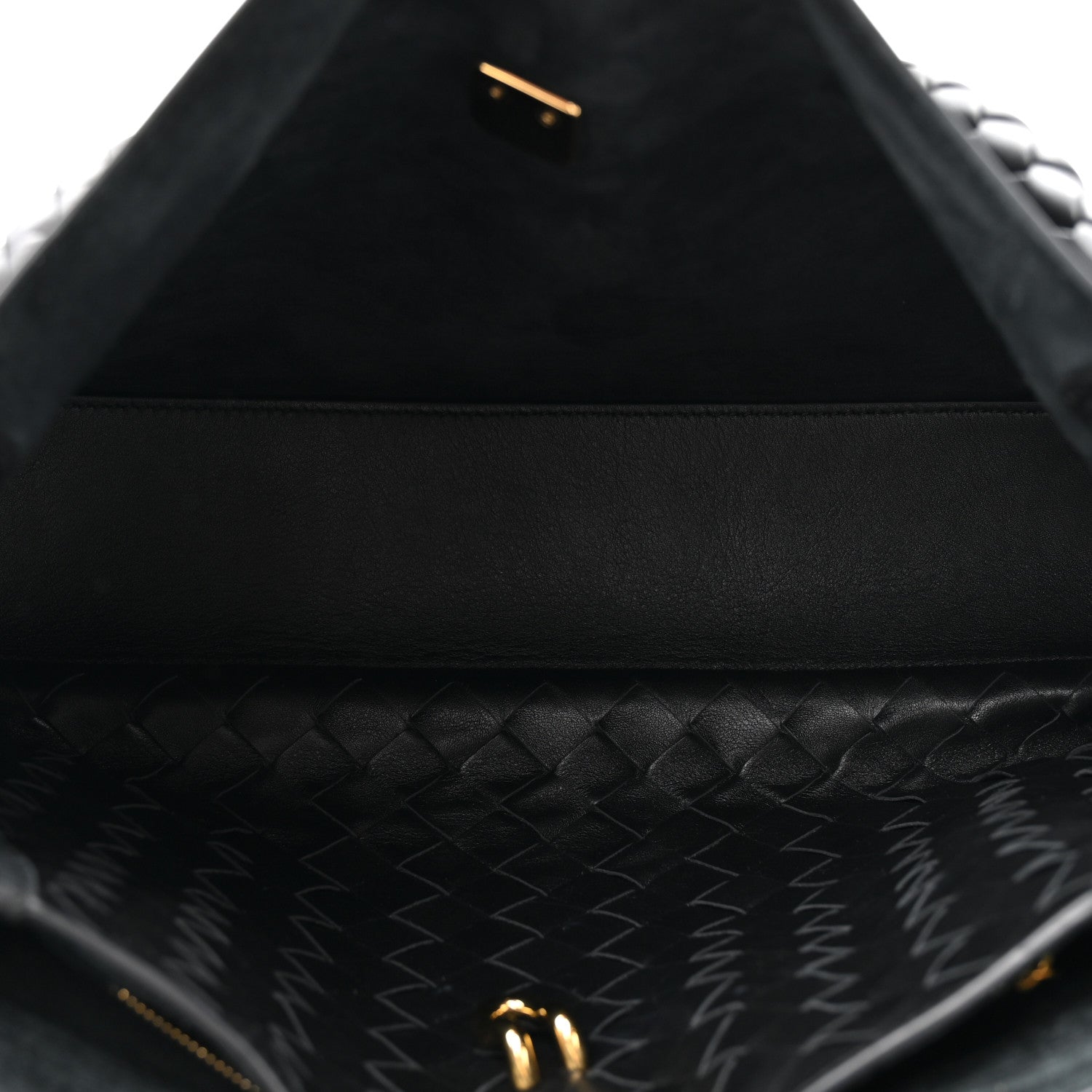 Bottega Veneta Calfskin Medium Andiamo Messenger Bag Black 5 of 10