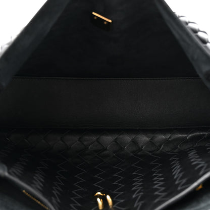 Bottega Veneta Calfskin Medium Andiamo Messenger Bag Black 5 of 11