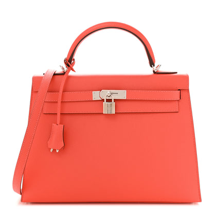 Hermes Epsom Kelly Sellier 32 Rose Jaipur 1 of 11