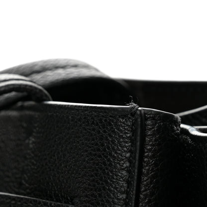 Celine Soft Grained Calfskin Small Belt Cabas Phantom Black 11 of 11