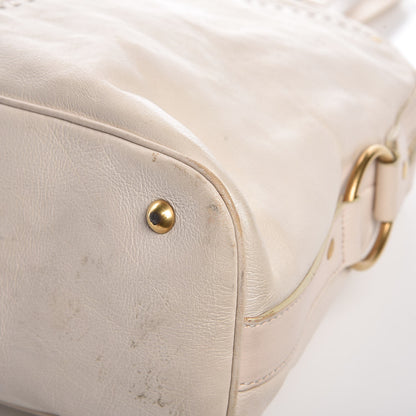 Saint Laurent Calfskin Oversized Muse Ivory 14 of 23