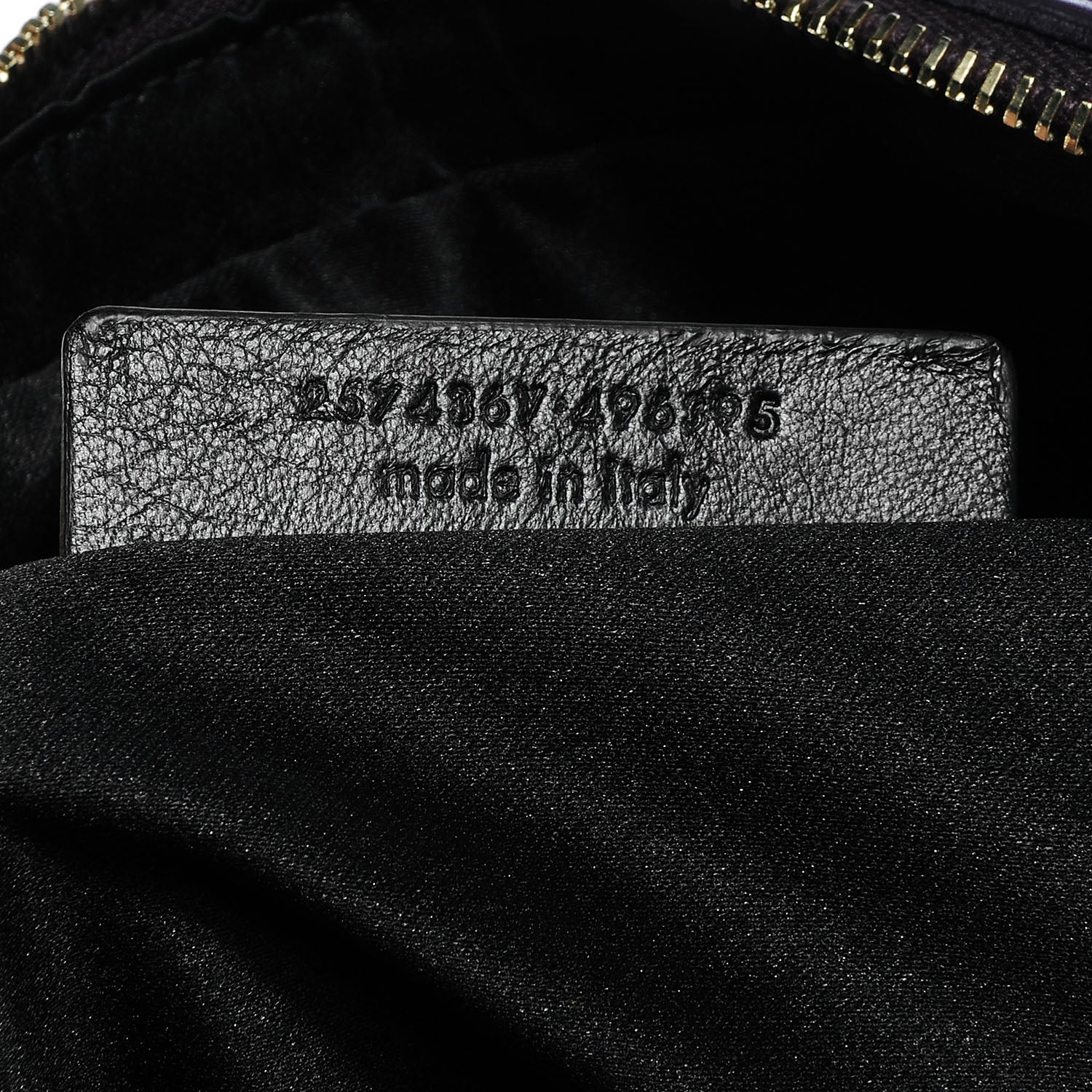 Saint Laurent Leather Large Muse Purple 7 of 9