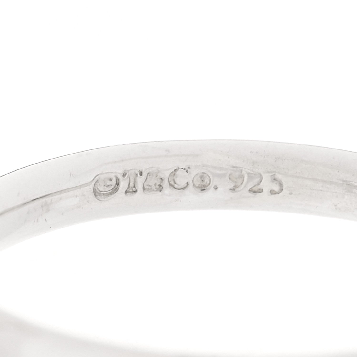 Tiffany Sterling Silver Small Butterfly Ring 53 6.5 4 of 4