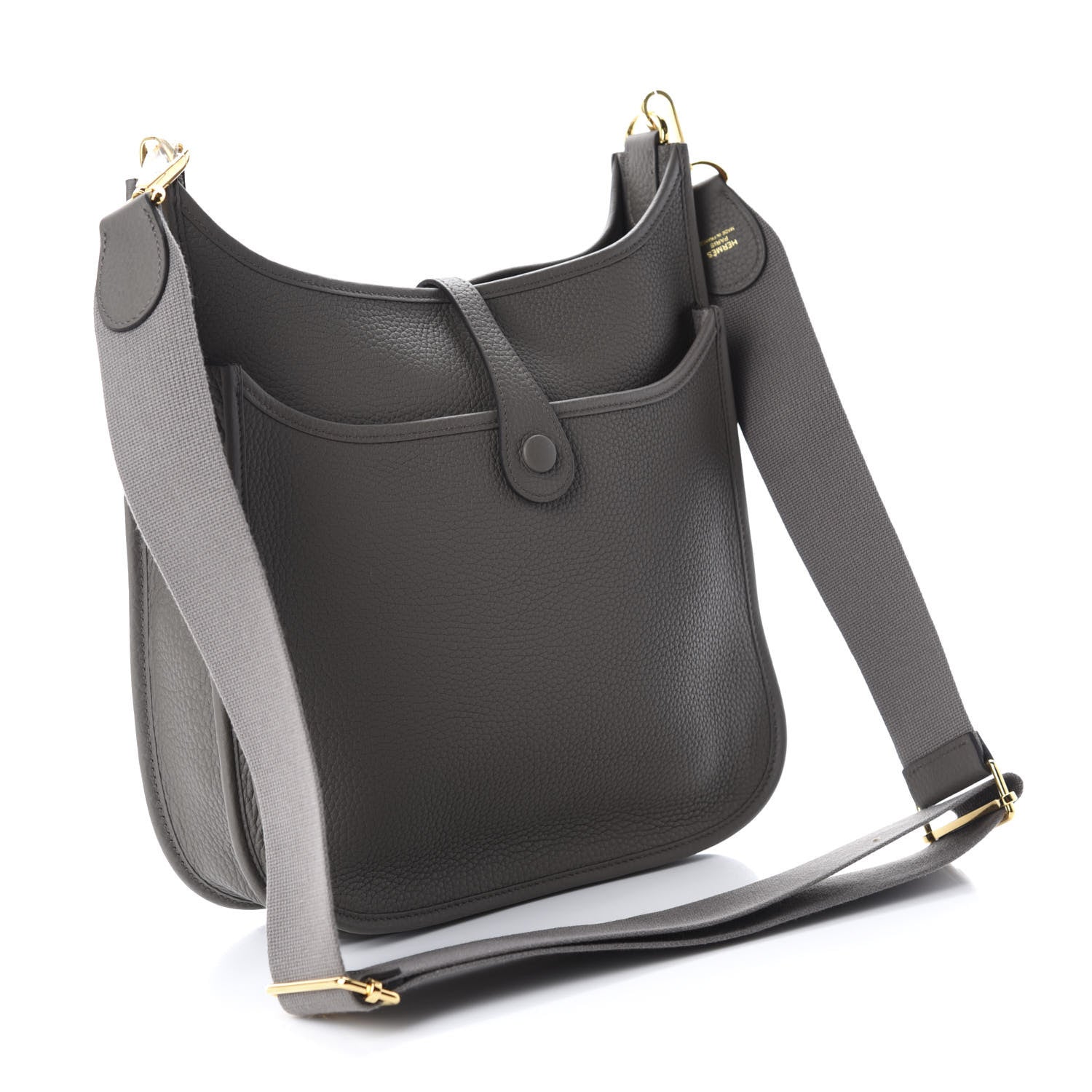 Hermes Taurillon Clemence Evelyne III PM Etain 3 of 10