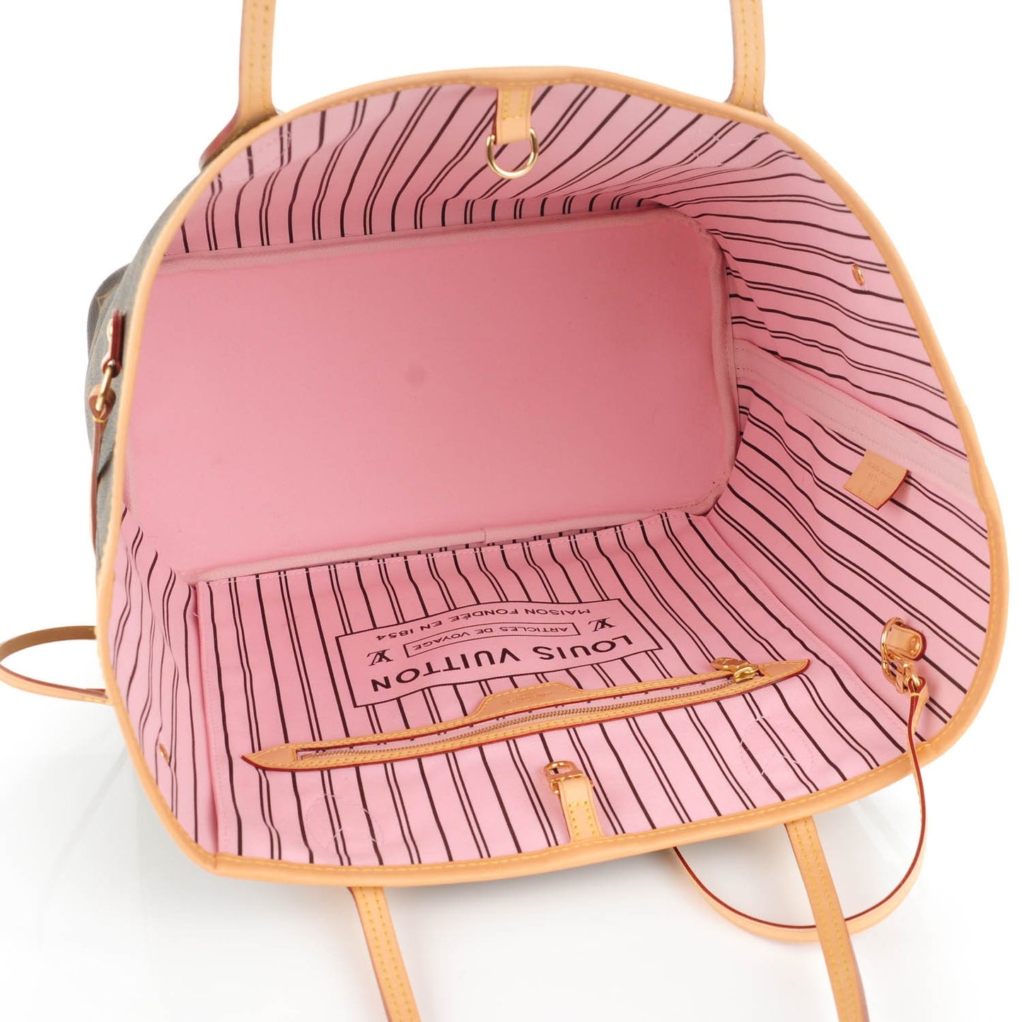 Monogram Neo Neverfull MM Rose Ballerine