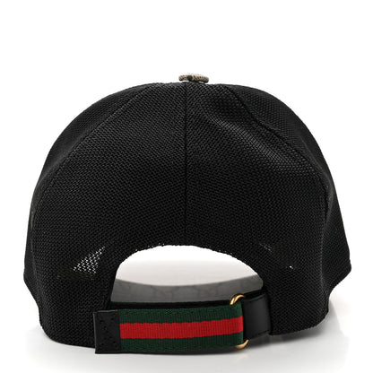 Gucci GG Supreme Monogram Bee Print Baseball Hat XS Beige 6 of 9