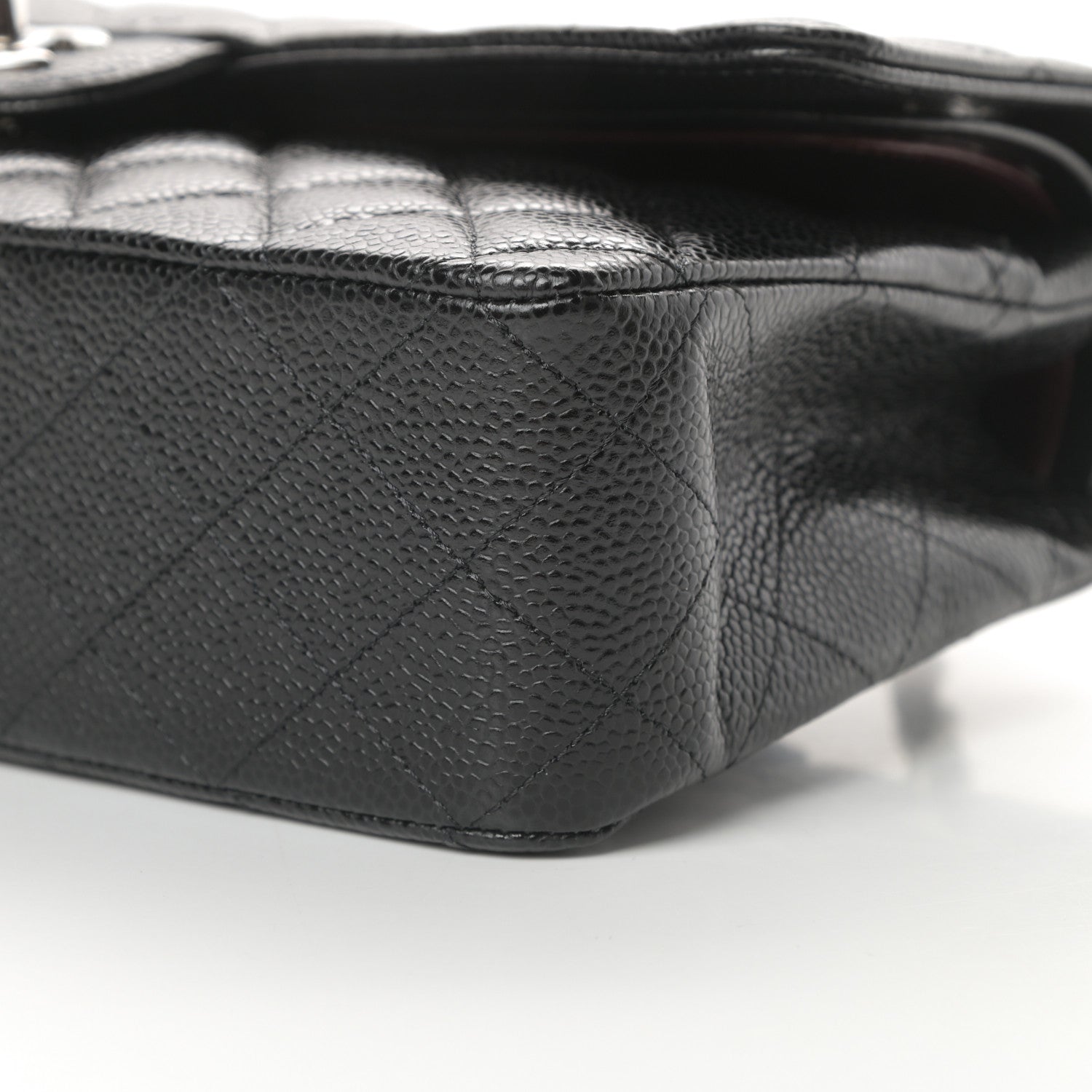 Chanel Caviar Quilted Medium Double Flap Black 10 of 11