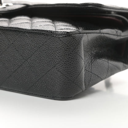 Chanel Caviar Quilted Medium Double Flap Black 10 of 11