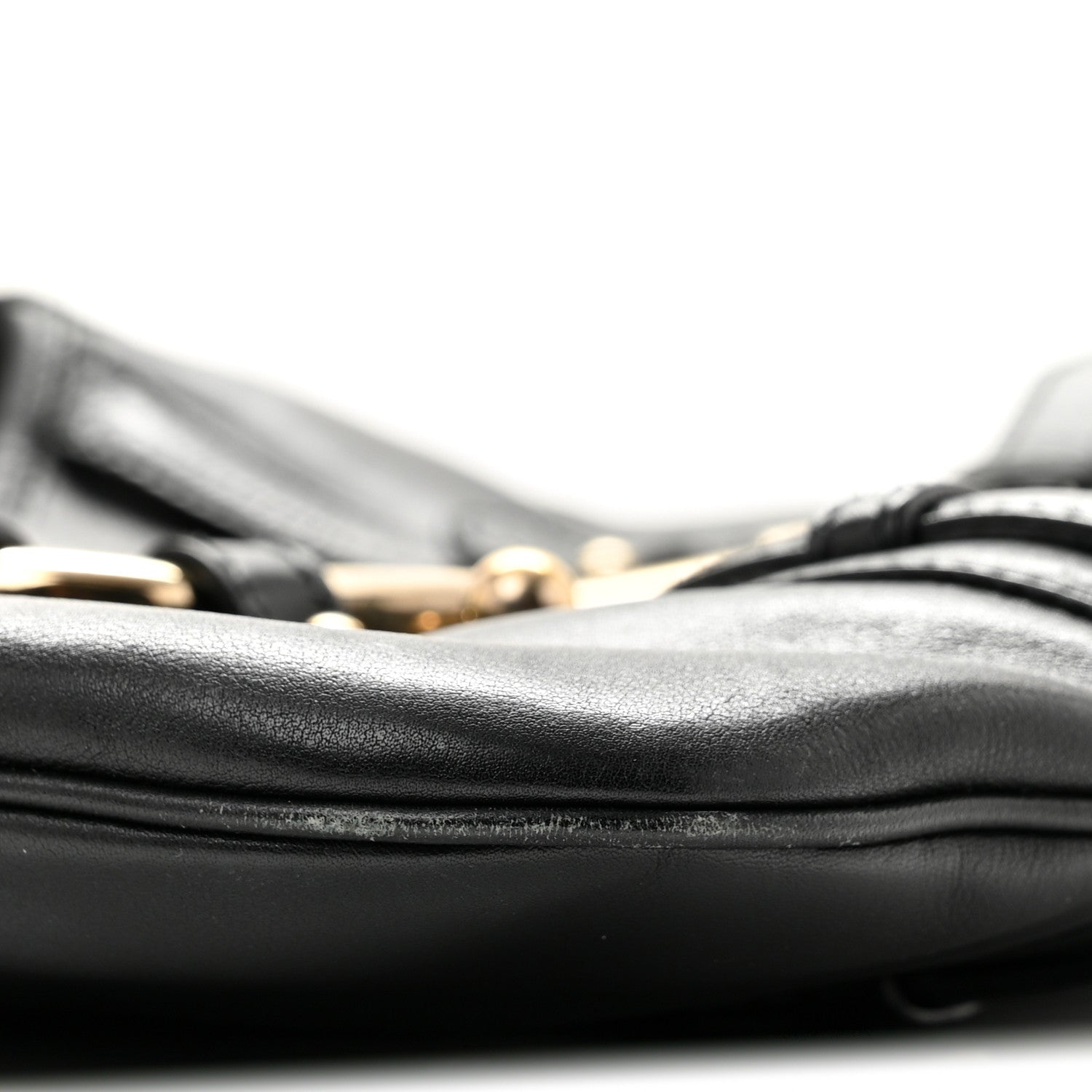Gucci Calfskin Horsebit 85th Anniversary Hobo Black 9 of 14