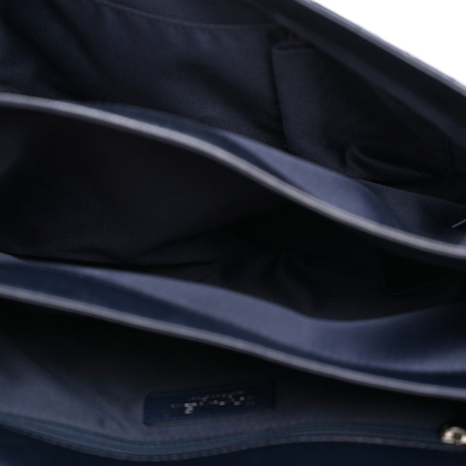 Chanel Lambskin Quilted Jumbo Chanel 3 Flap Navy 5 of 10