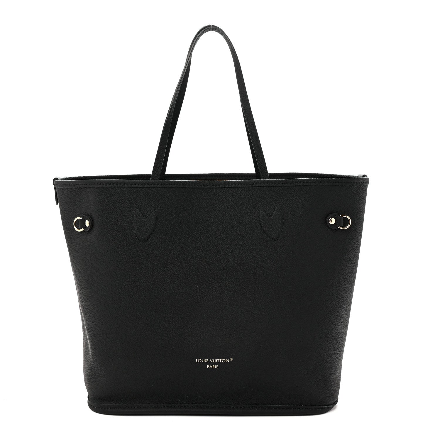 Louis Vuitton Monogram Calfskin Neo Neverfull Inside Out MM Black 3 of 16