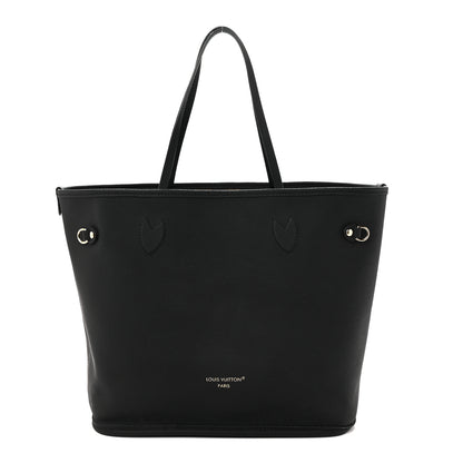 Louis Vuitton Monogram Calfskin Neo Neverfull Inside Out MM Black 3 of 16