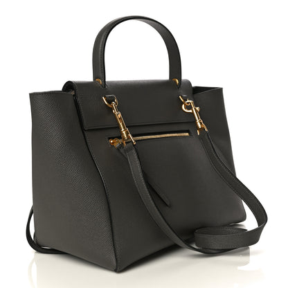 Celine Grained Calfskin Mini Belt Bag Grey 4 of 10