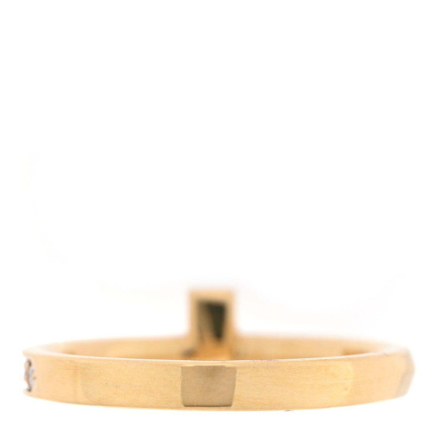 18K Yellow Gold Diamond 2.5mm T T1 Ring 52 6