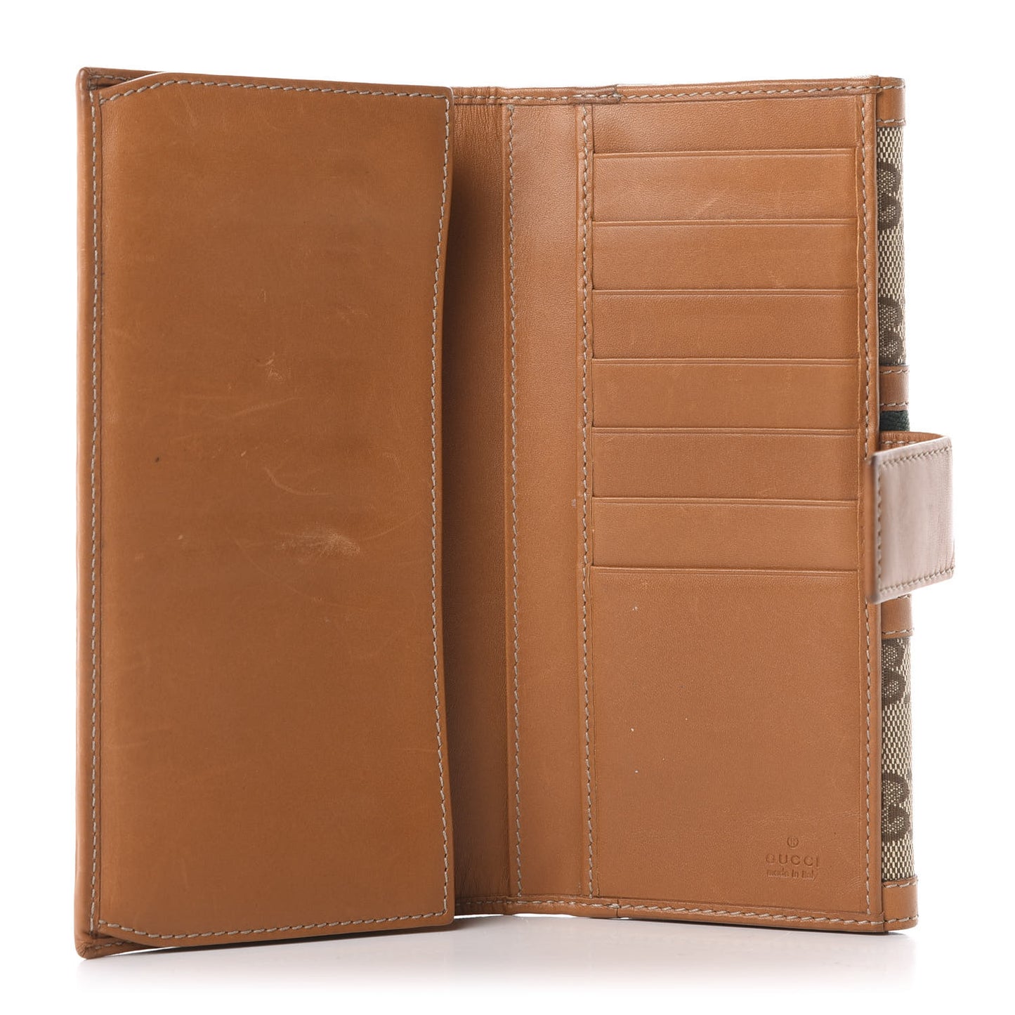 Monogram Vintage Web Continental Wallet Tobacco