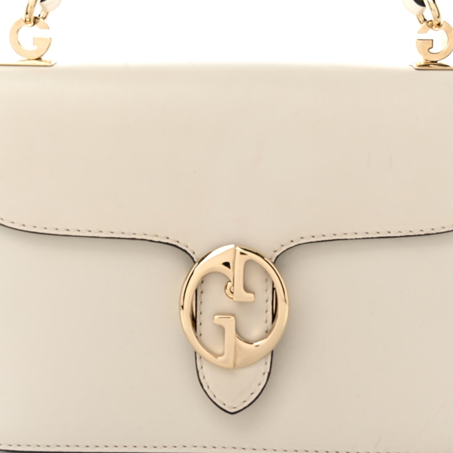 Calfskin Medium 1973 Shoulder Flap Bag Ivory