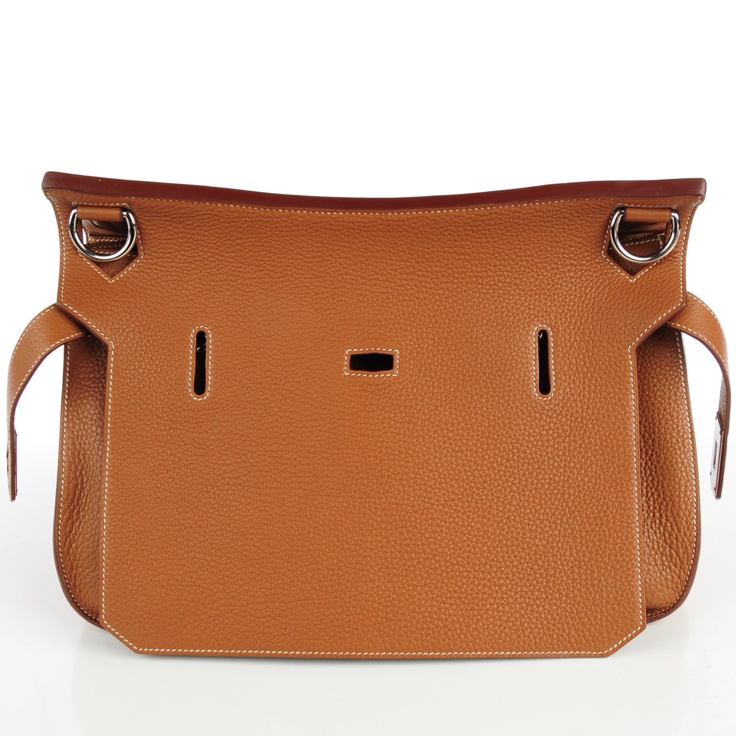 Hermes Taurillon Clemence Jypsiere 37 Gold 8 of 19