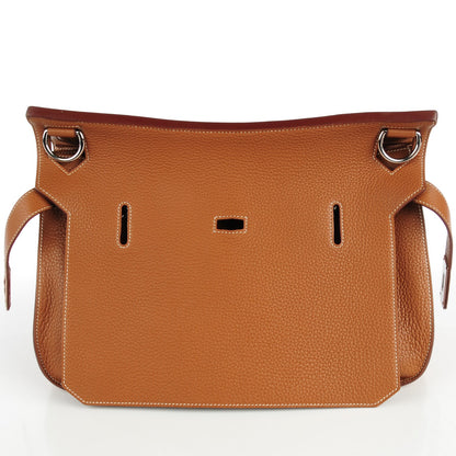 Hermes Taurillon Clemence Jypsiere 37 Gold 8 of 19