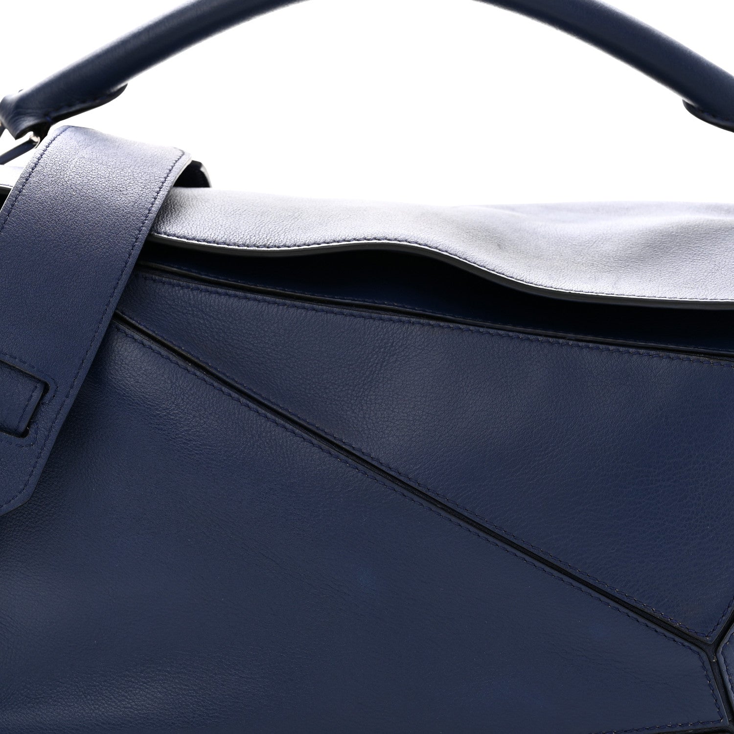 Loewe Calfskin Medium Puzzle Bag Marine 8 of 10