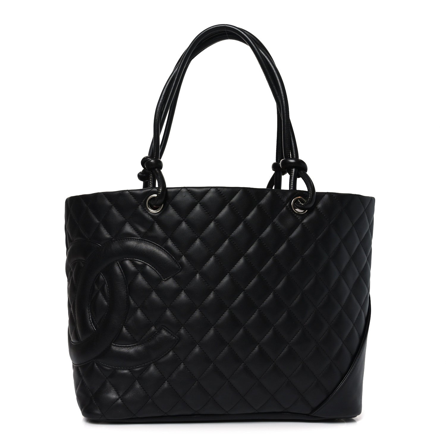 Chanel Calfskin Quilted Large Cambon Tote Black 1 of 10