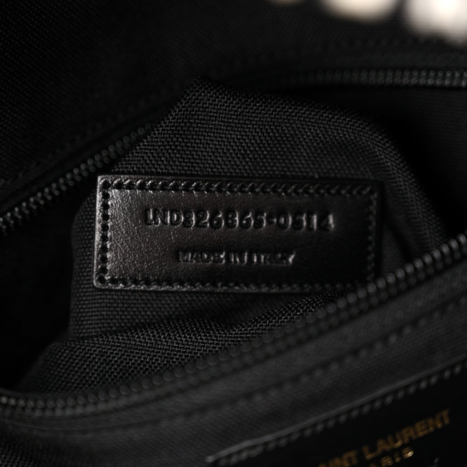 Saint Laurent Canvas Zebra Print City Backpack Black White 7 of 10
