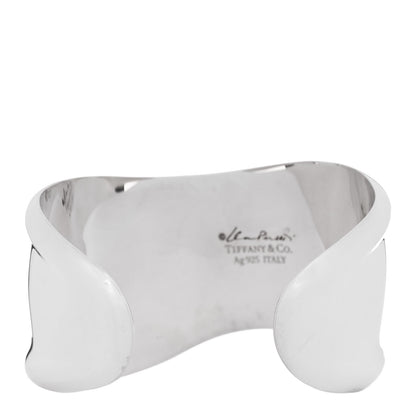 Tiffany Sterling Silver Elsa Peretti Small Left Wrist Bone Cuff Bracelet 2 of 3