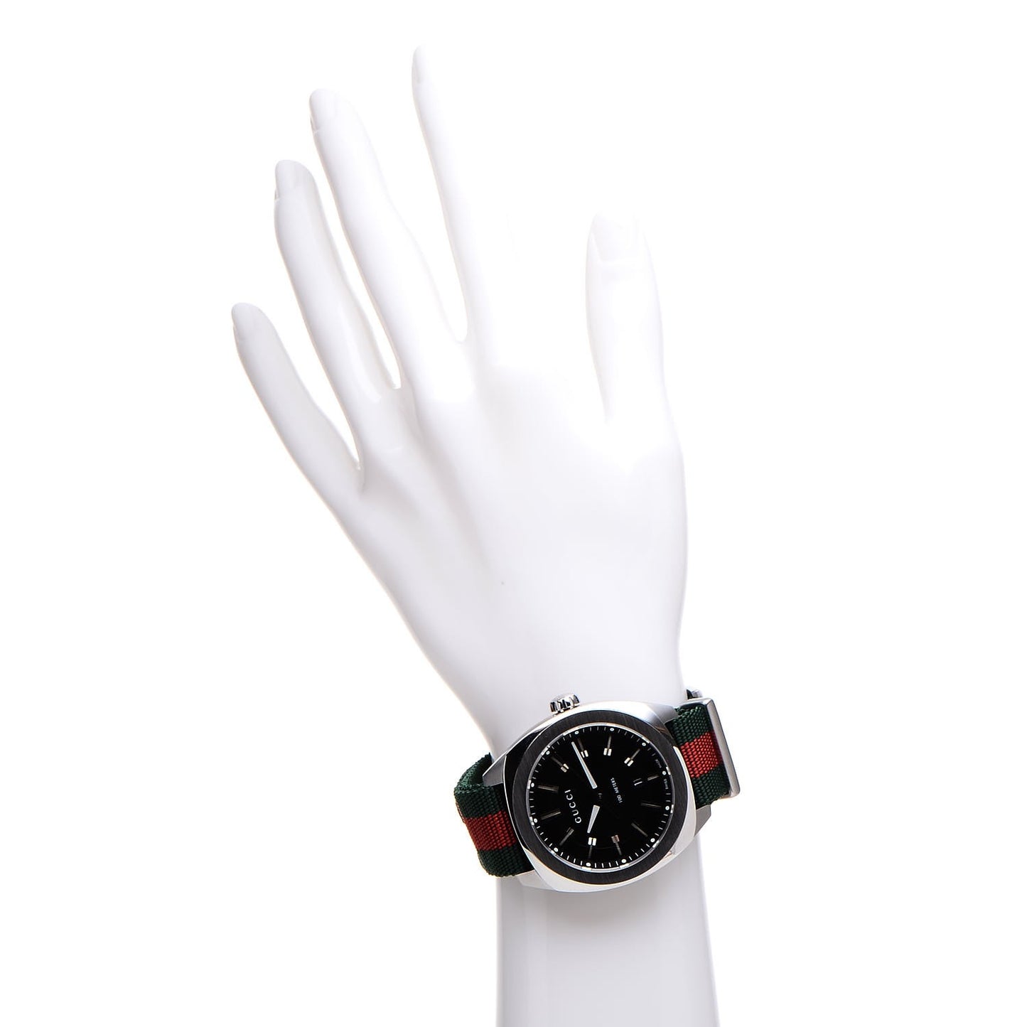 Stainless Steel Nylon 41mm GG2570 Quartz Watch Black
