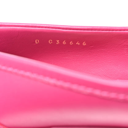 Chanel Lambskin Quilted CC Turnlock Loafers 38.5 Fuchsia 6 of 9