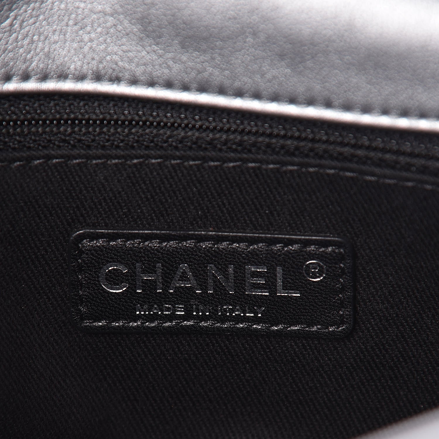 Chanel Metallic Lambskin Symbols Medium Single Flap Silver 6 of 10