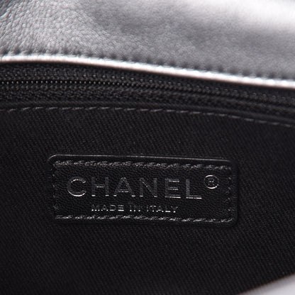 Chanel Metallic Lambskin Symbols Medium Single Flap Silver 6 of 10