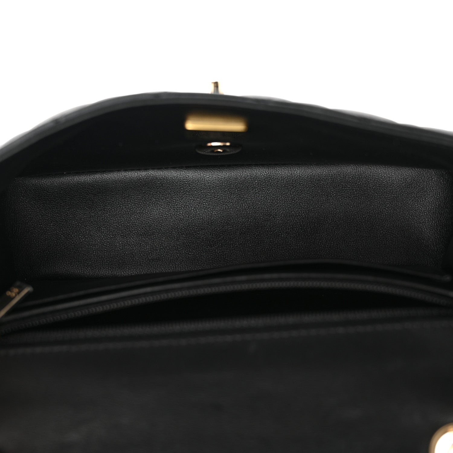 Chanel Lambskin Quilted Mini Rectangular Flap Black 5 of 12