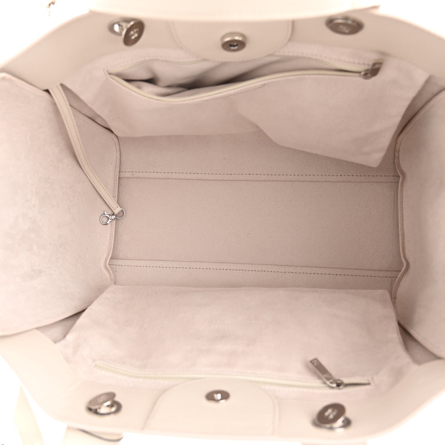 Chanel Caviar Medium Studded Deauville Tote Ivory 5 of 11