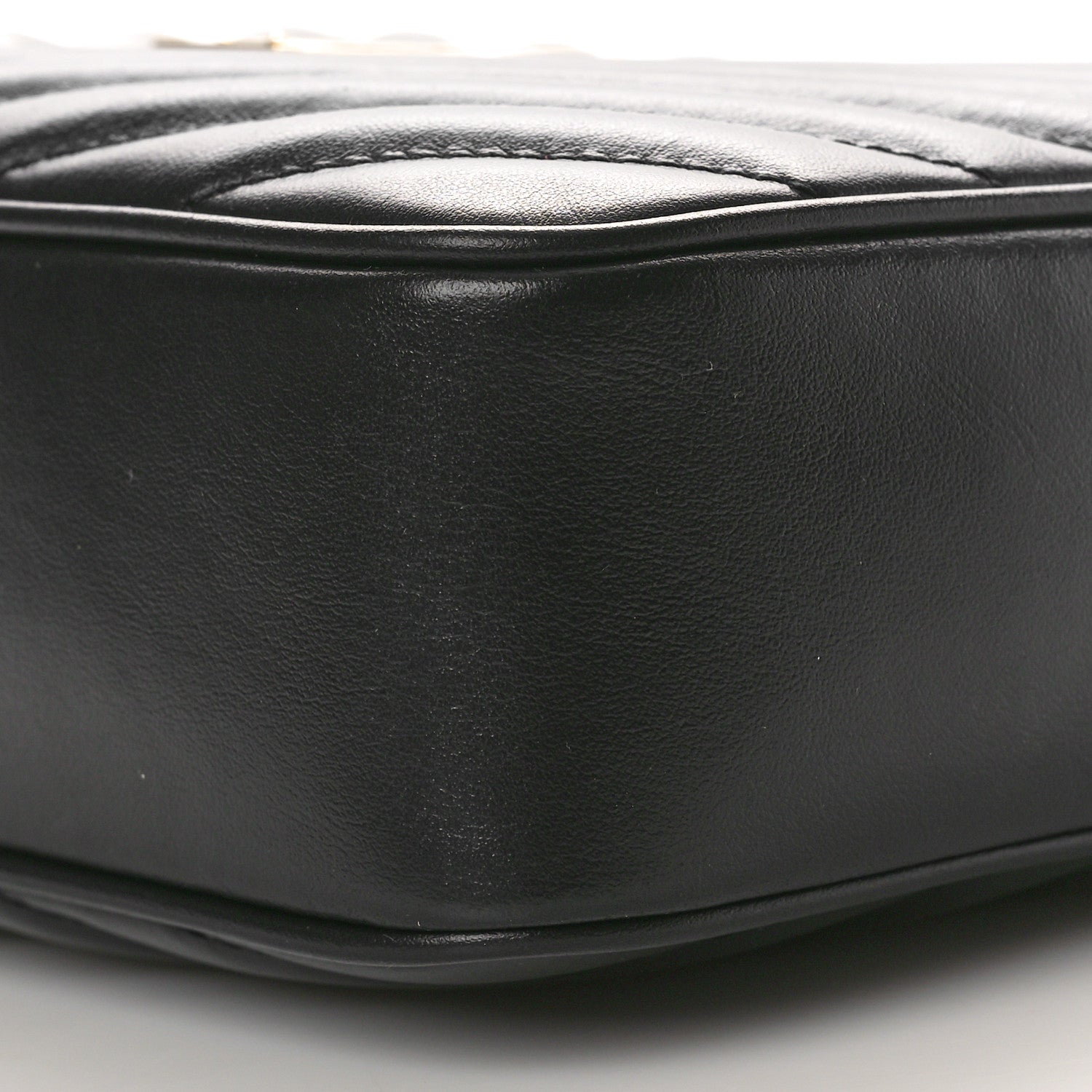Saint Laurent Calfskin Matelasse Monogram Lou Camera Bag Black 10 of 10