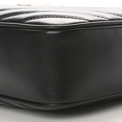 Saint Laurent Calfskin Matelasse Monogram Lou Camera Bag Black 10 of 10