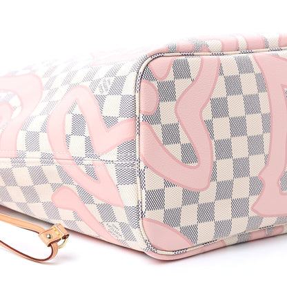 Louis Vuitton Damier Azur Tahitienne Neverfull MM 9 of 14