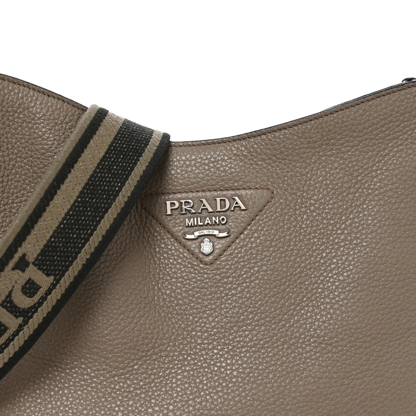 Vitello Daino Soft Hobo Messenger Bag Argilla