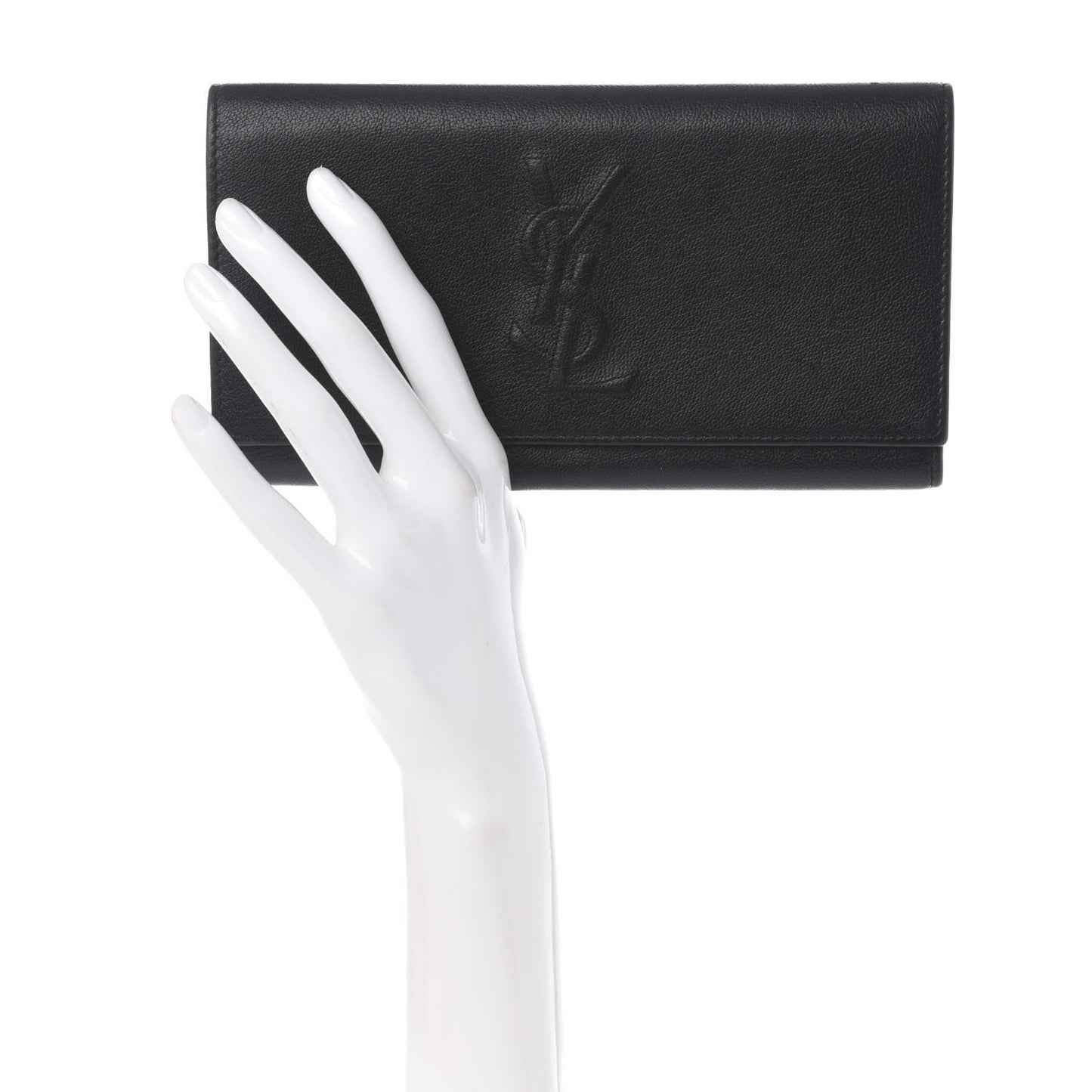 Chevre Belle De Jour Flap Wallet Black