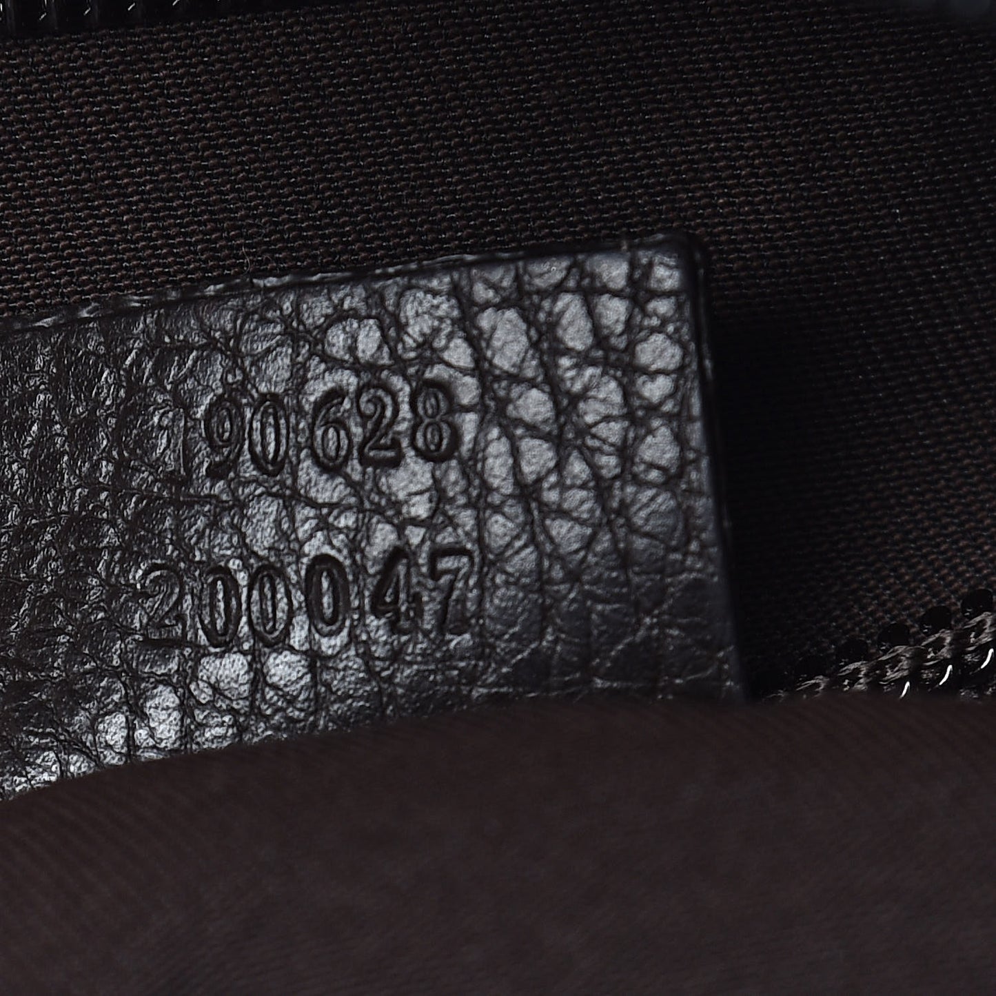Denim Monogram Messenger Bag Dark Brown